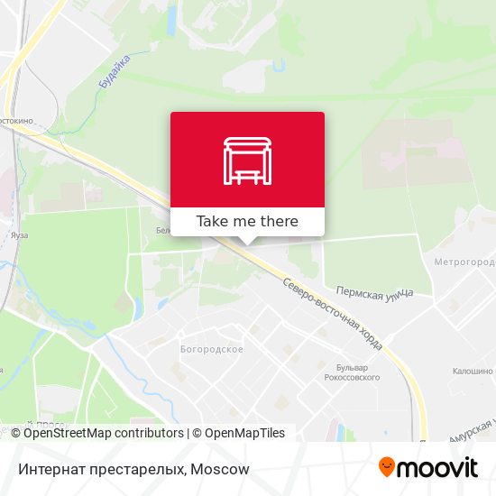 Интернат престарелых map