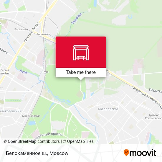 Белокаменное ш. map
