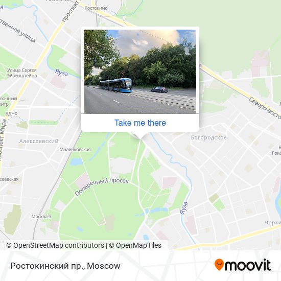 Ростокинский пр. map