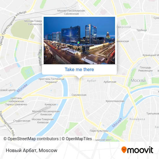 Новый Арбат map