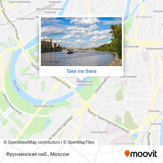 Фрунзенская наб. map