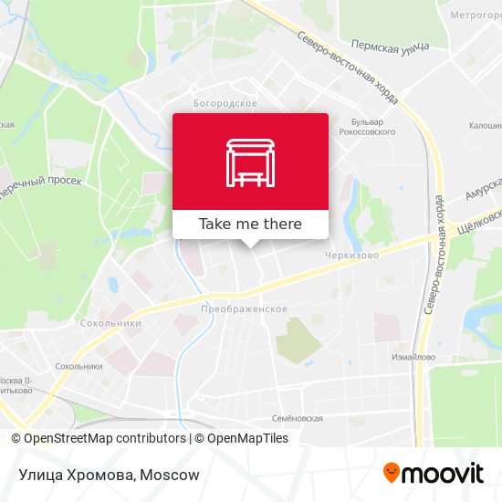 Улица Хромова map