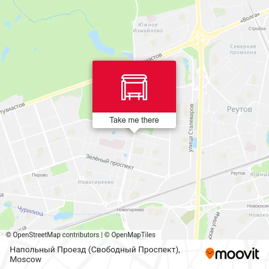 Напольный Проезд (Свободный Проспект) map