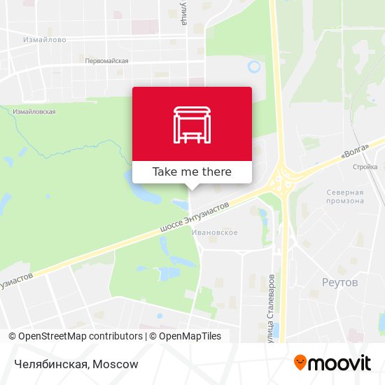 Челябинская map