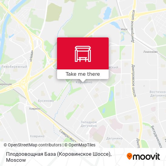 Плодоовощная База (Коровинское Шоссе) map