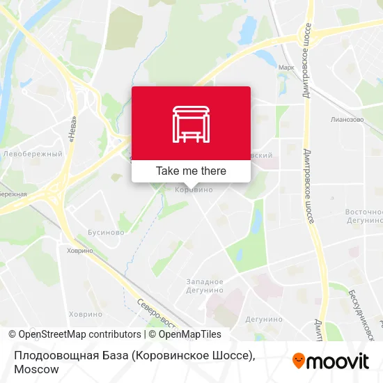 Плодоовощная База (Коровинское Шоссе) map