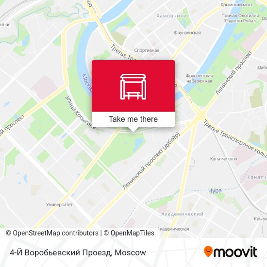 4-Й Воробьевский Проезд map