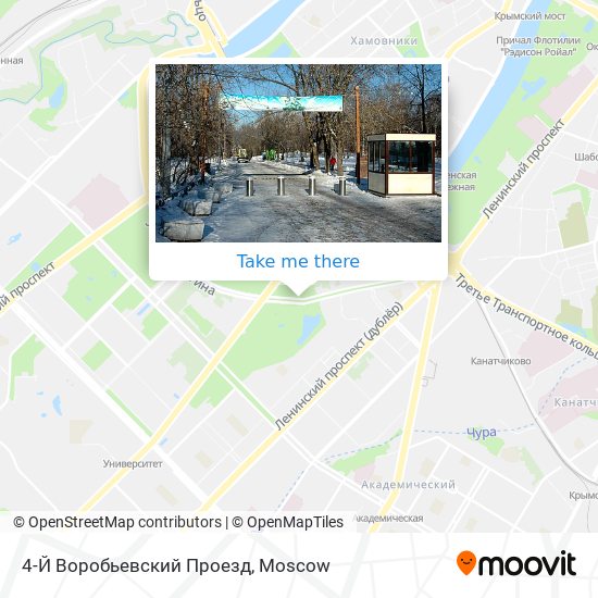 4-Й Воробьевский Проезд map