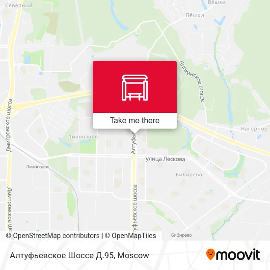 Алтуфьевское Шоссе Д.95 map