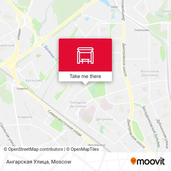 Ангарская Улица map