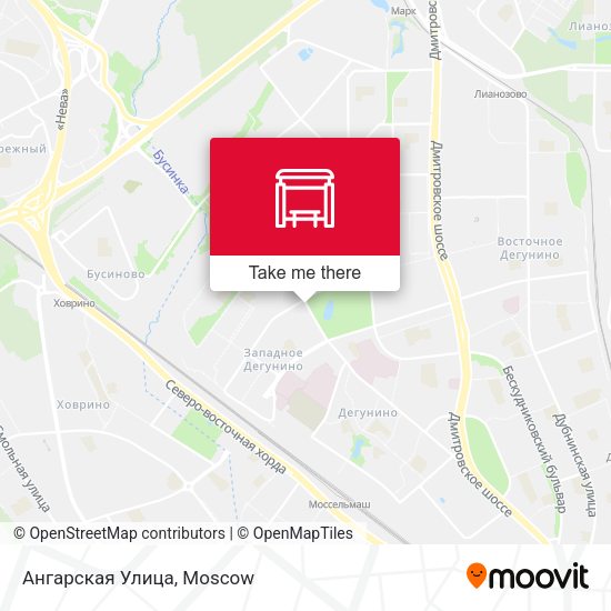Ангарская Улица map