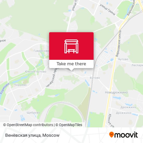 Венёвская улица map