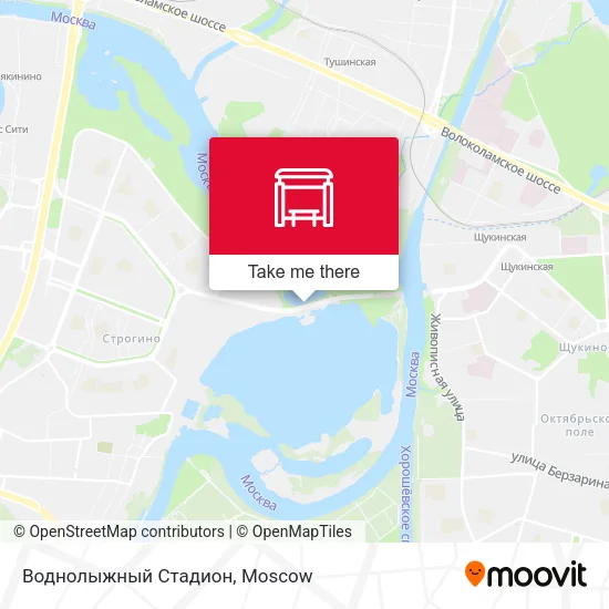 Воднолыжный Стадион map
