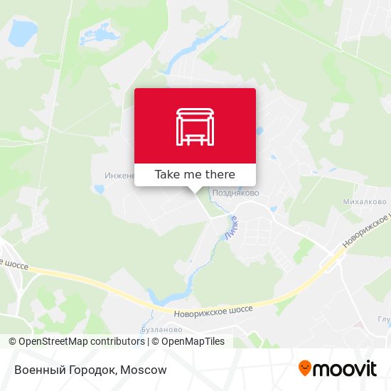 Военный Городок map