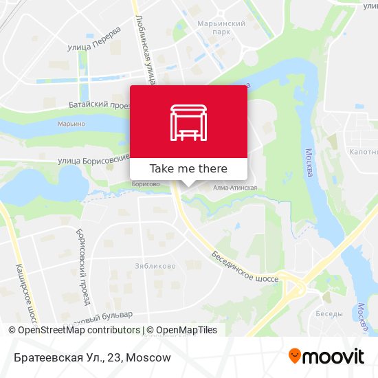 Братеевская Ул., 23 map