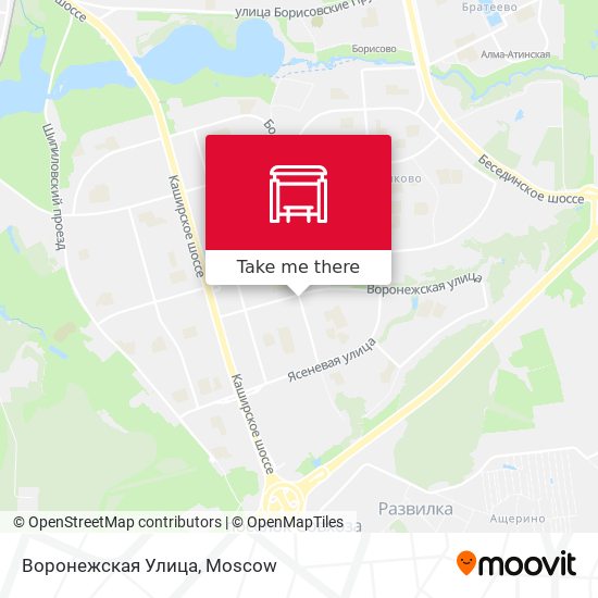 Воронежская Улица map