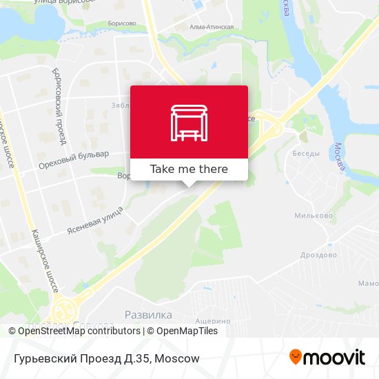 Гурьевский Проезд Д.35 map