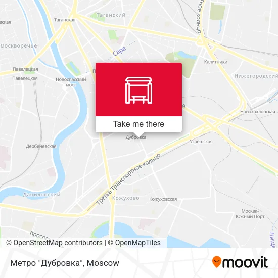 Метро "Дубровка" map