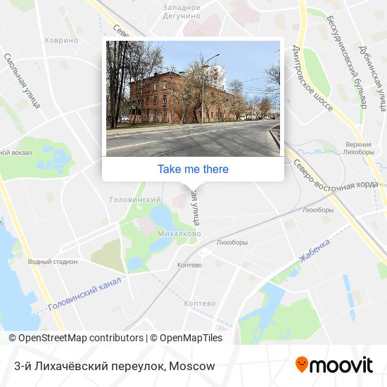 3-й Лихачёвский переулок map