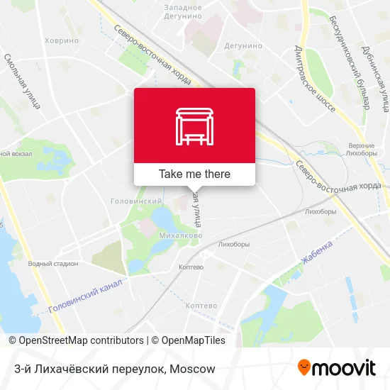 3-й Лихачёвский переулок map
