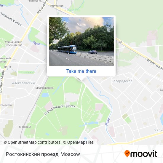 Ростокинский проезд map