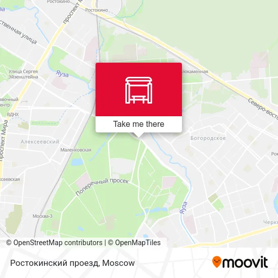 Ростокинский проезд map