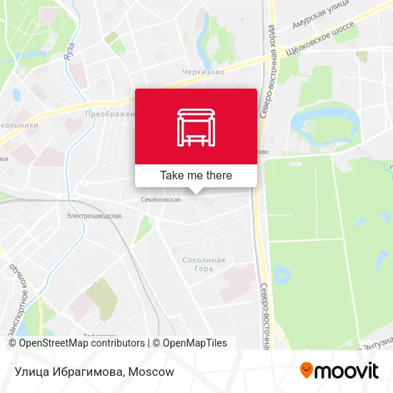 Улица Ибрагимова map