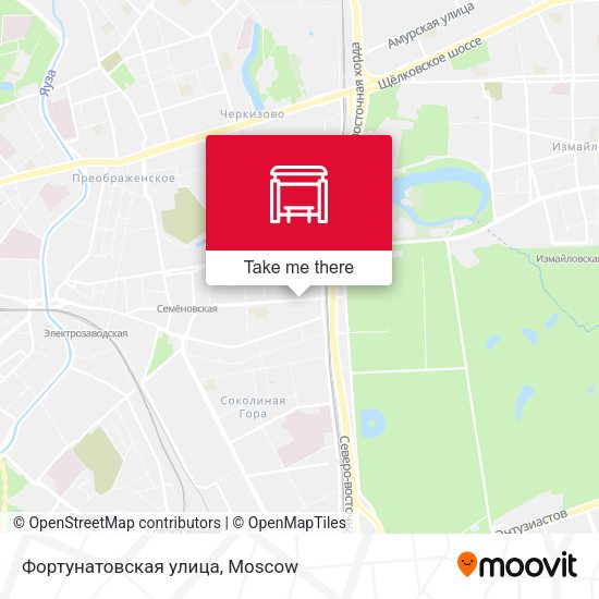 Фортунатовская улица map