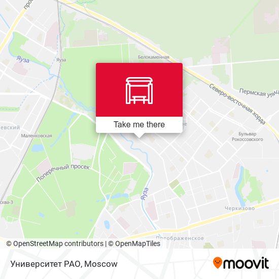 Университет РАО map