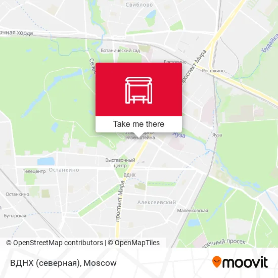 ВДНХ (северная) map