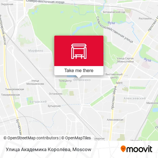 Улица Академика Королёва map