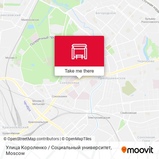 Улица Короленко / Социальный университет map