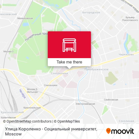 Улица Короленко - Социальный университет map