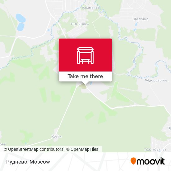 Руднево map