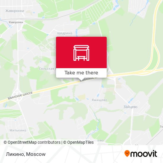 Ликино map