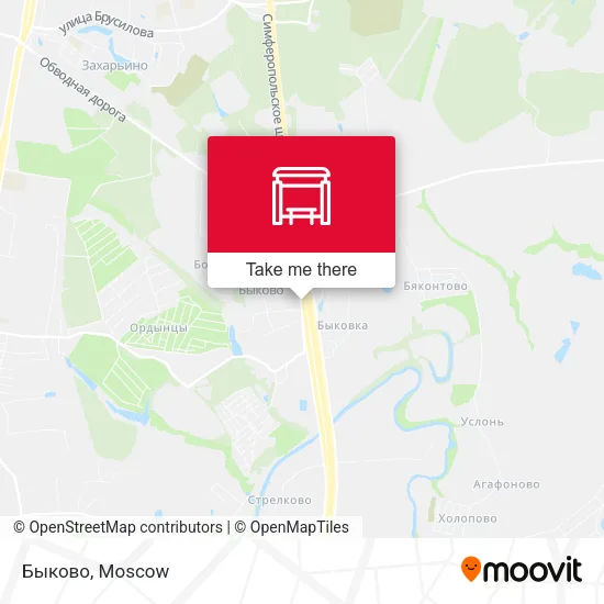 Быково map