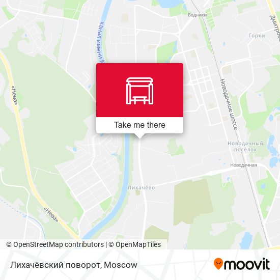 Лихачёвский поворот map