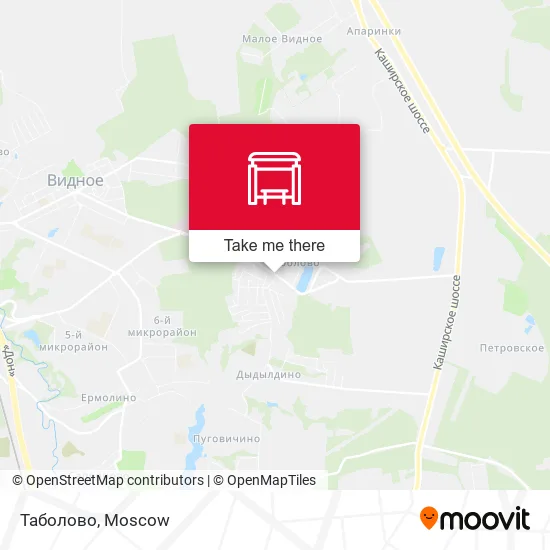 Таболово map