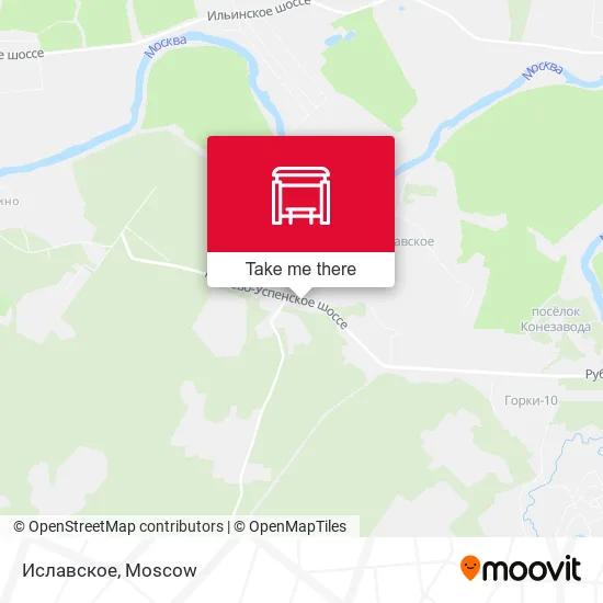 Иславское map