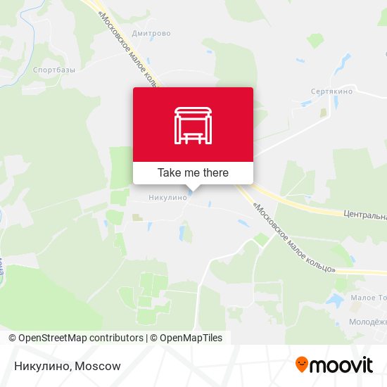 Никулино map