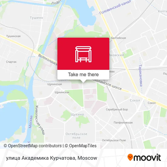 улица Академика Курчатова map