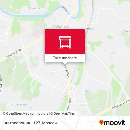 Автоколонна 1127 map