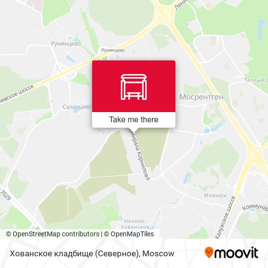 Хованское кладбище (Северное) map