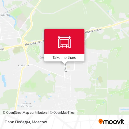 Парк Победы map