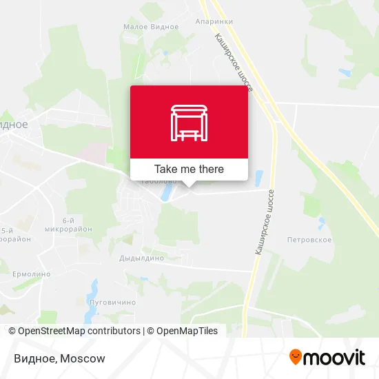 Видное map