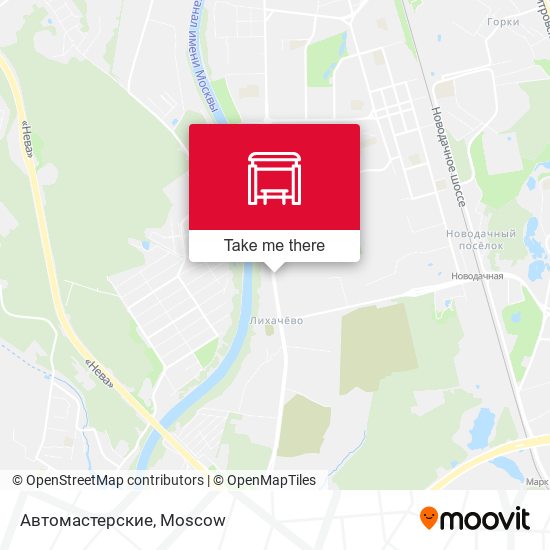 Автомастерские map