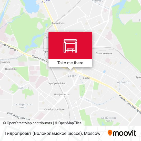 Гидропроект (Волоколамское шоссе) map