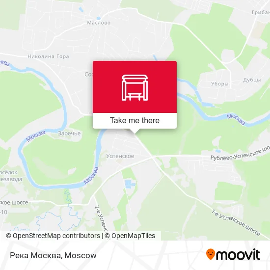 Река Москва map