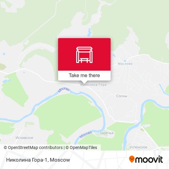 Николина Гора-1 map
