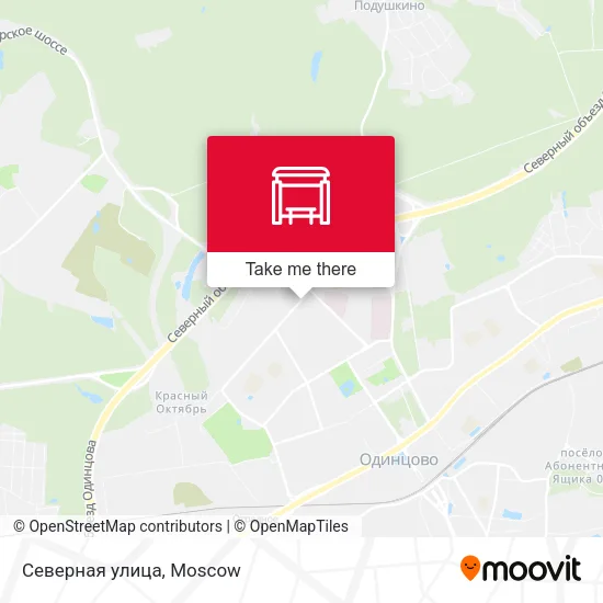 Северная улица map